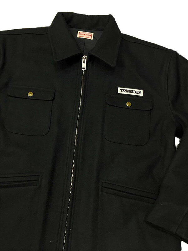 TENDERLOIN テンダーロイン T-メルトン ジャケット ワッペン ロゴ T