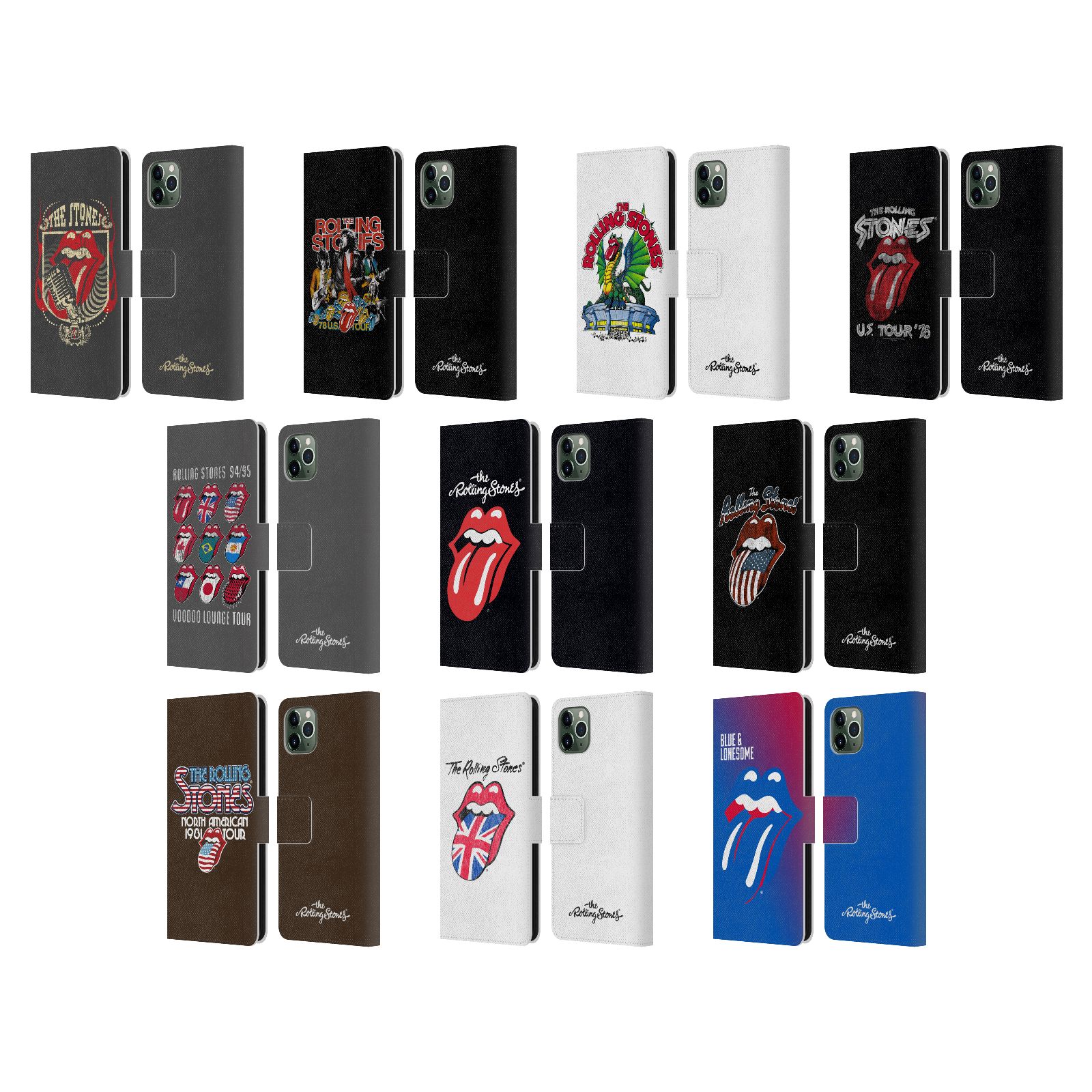 楽天市場】公式ライセンス The Rolling Stones キーアート レザー手帳