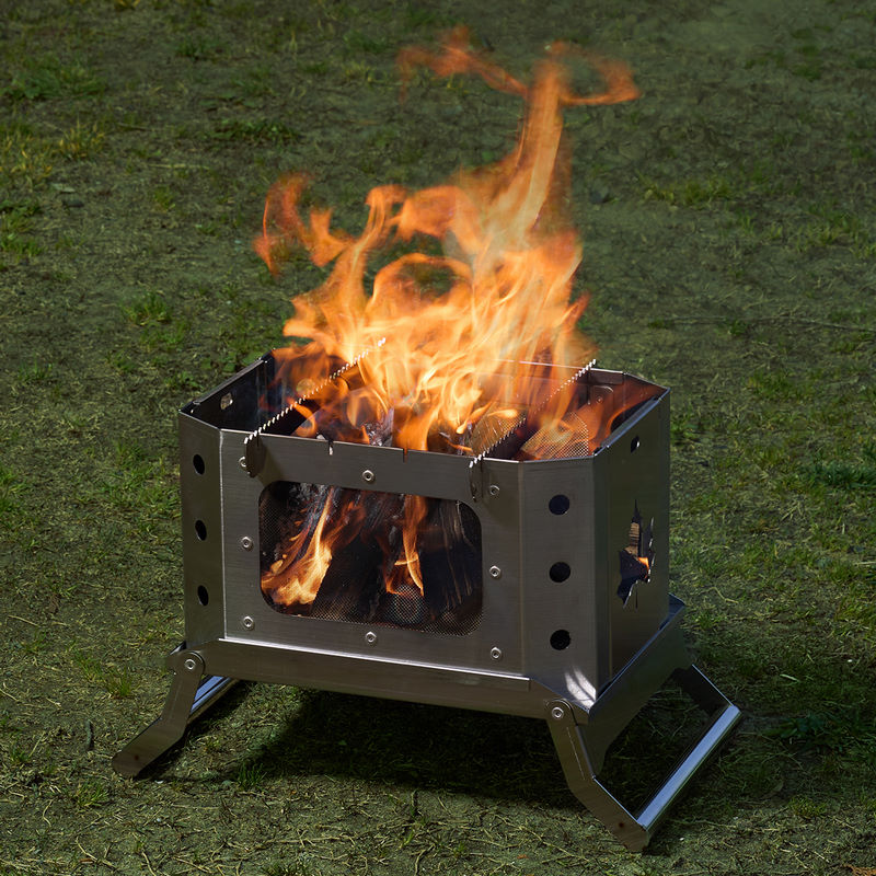 楽天市場】LOGOS/ロゴス グレート焚き火グリル たき火グリル 窓から炎