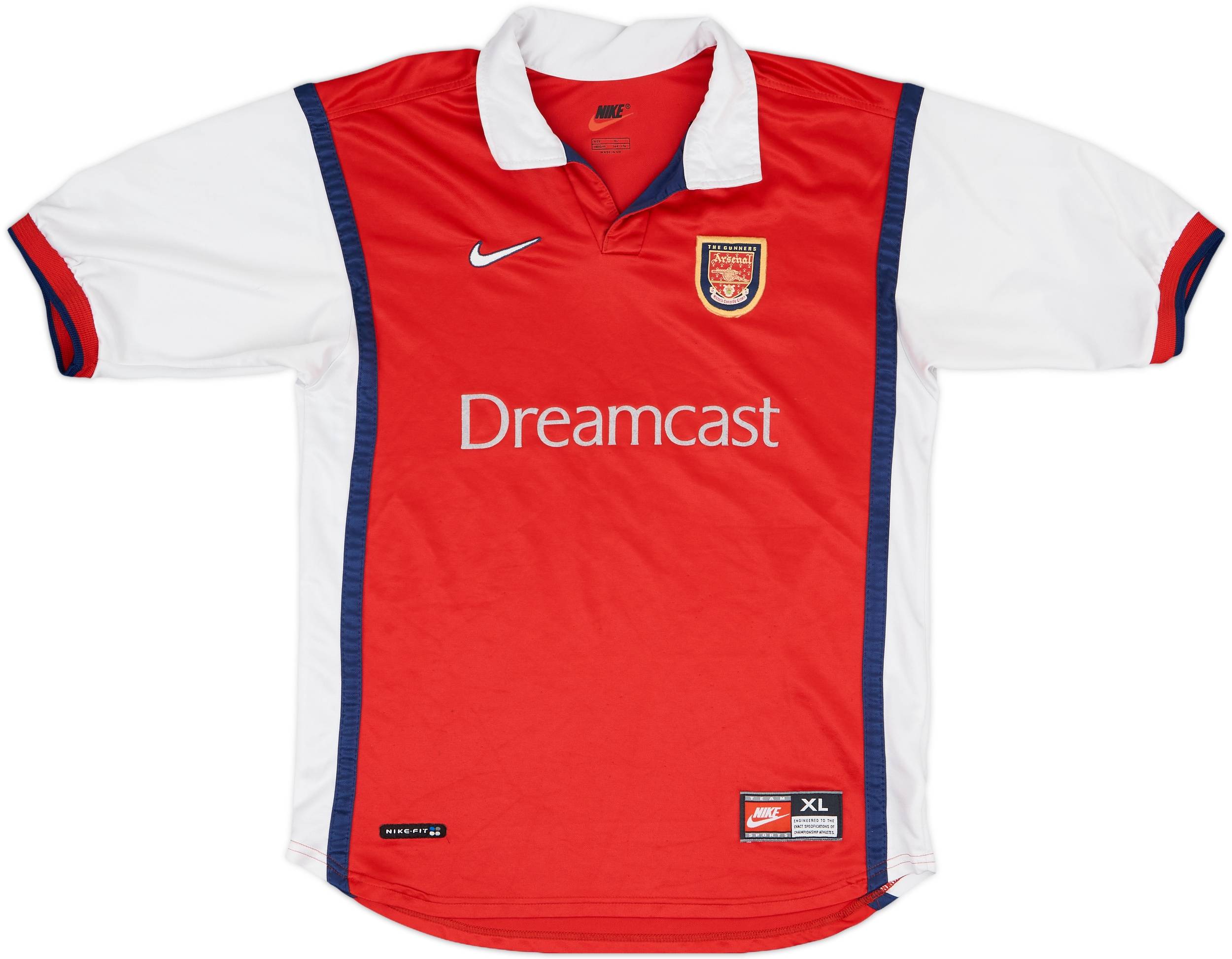 1999-00 Arsenal Home Shirt - 6/10 - (XL.Boys)