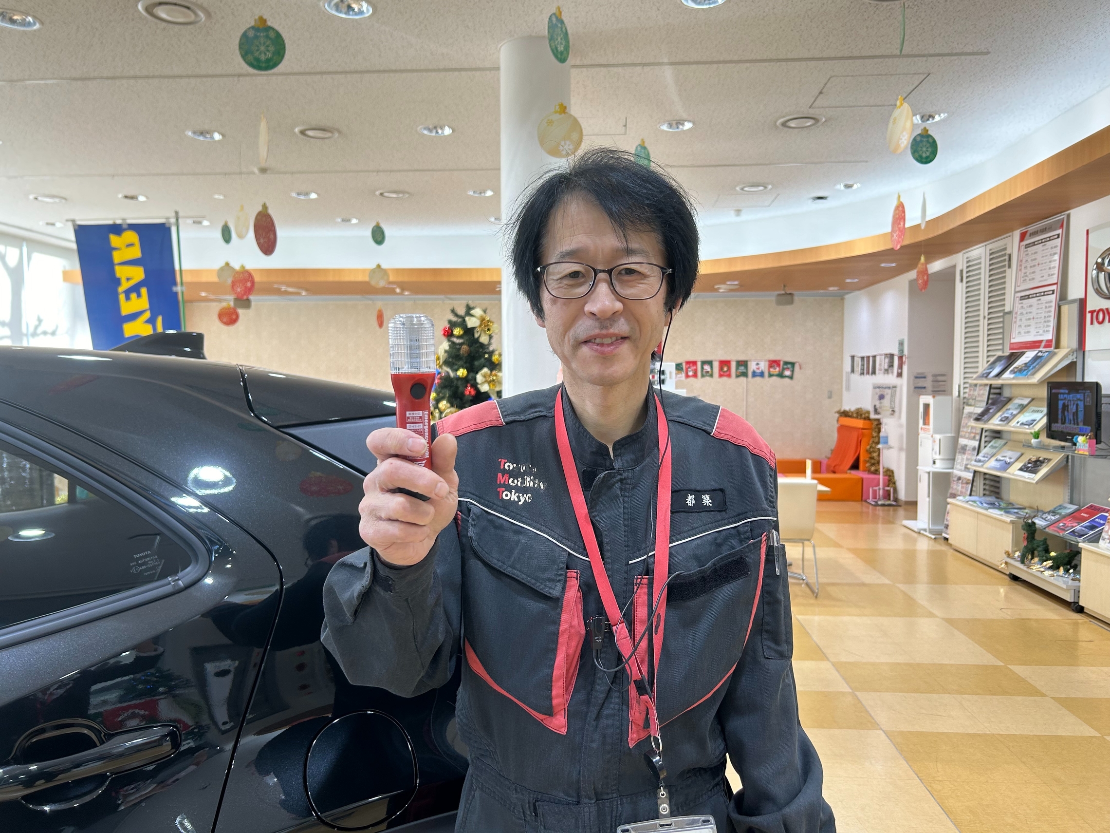 ライト付 LED非常信号灯💡