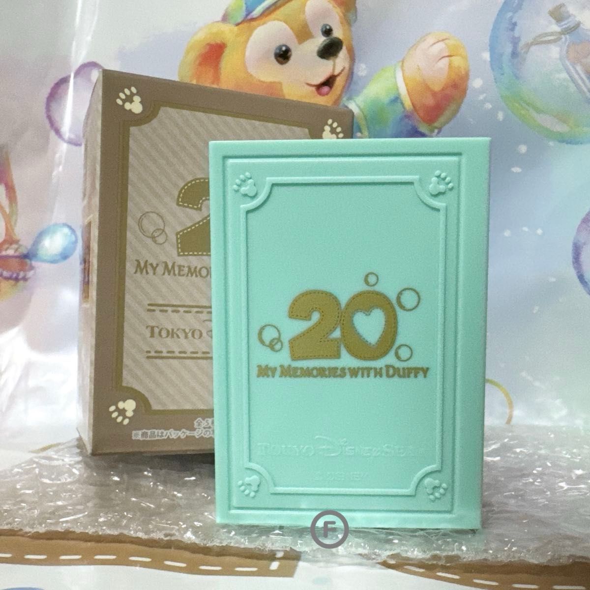 ダッフィー20周年 フィギュア 緑 東京ディズニーシー ダッフィー