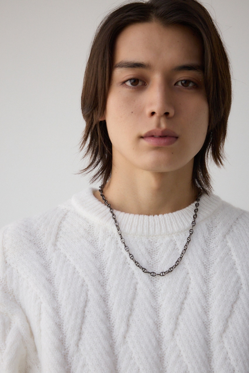 アンカーチェーンマンテルネックレス｜MEN｜251ISC56-206I｜AZUL BY