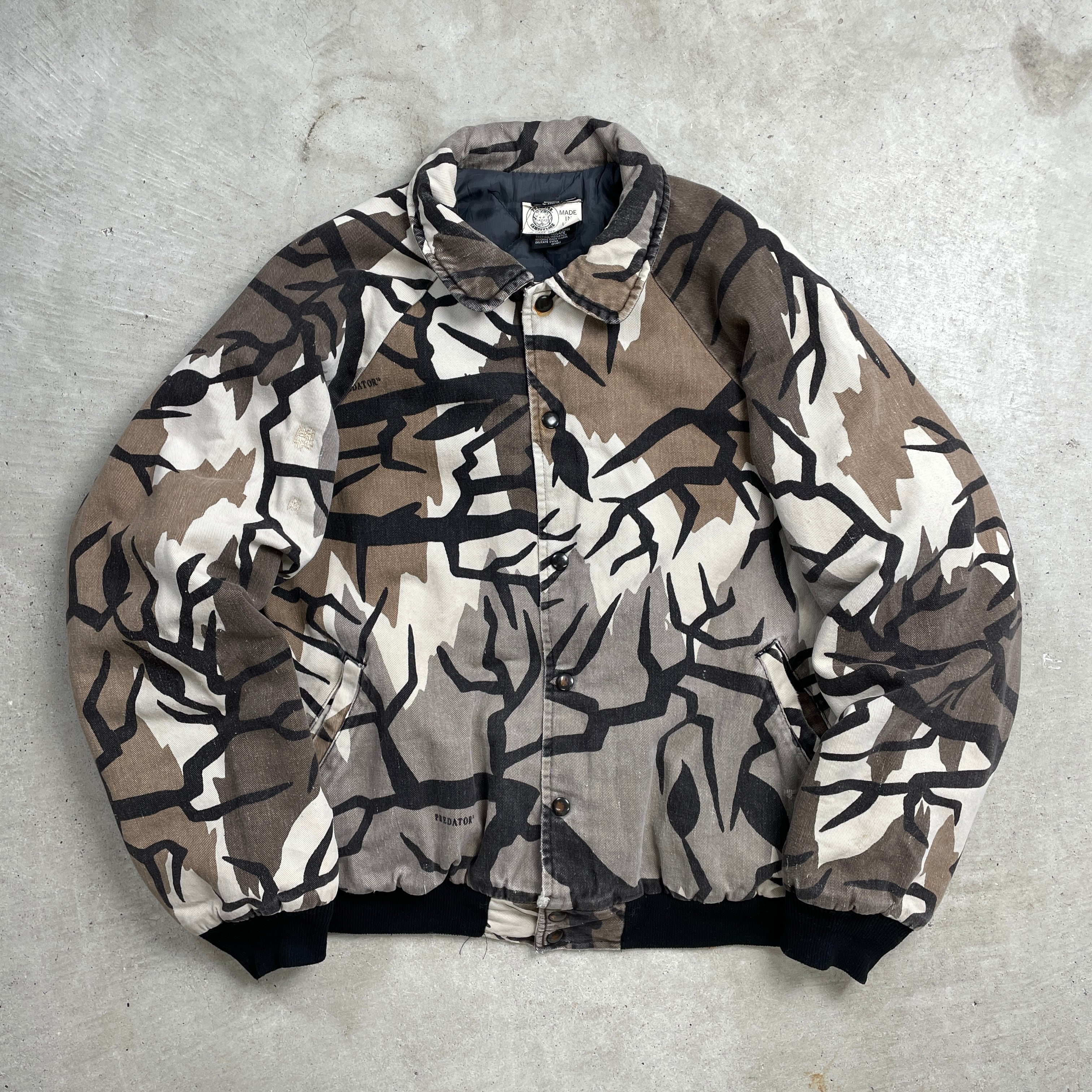 90s ビンテージ プレデターカモ PREDATOR 迷彩 ハンティング シャツ