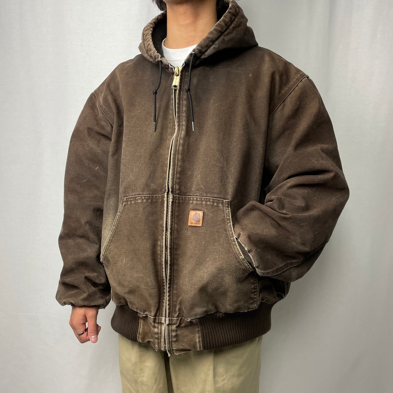 90年代 Carhartt カーハート ダック地 アクティブジャケット メンズXL