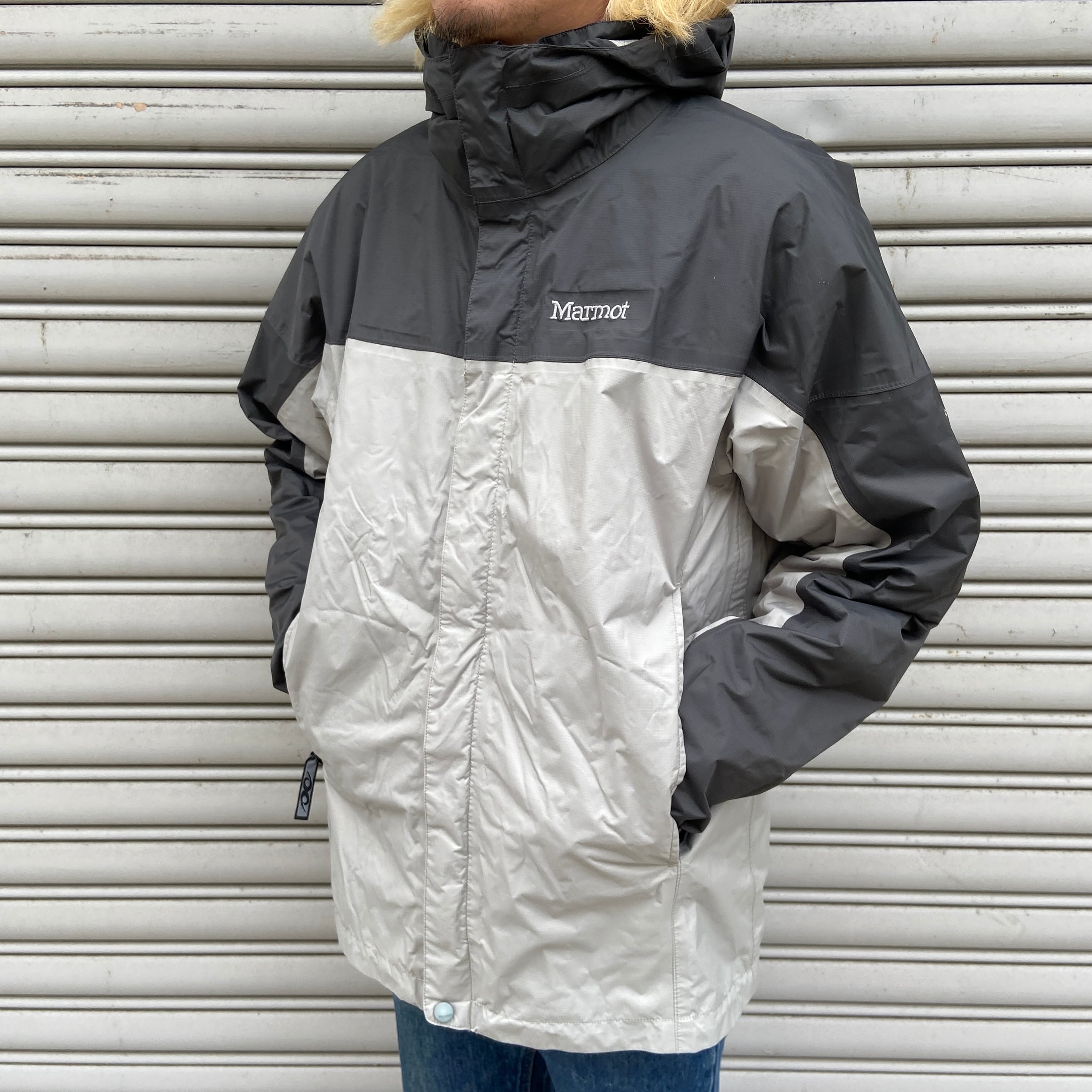 Marmot マーモット マウンテンパーカー ナイロンジャケット グレー M
