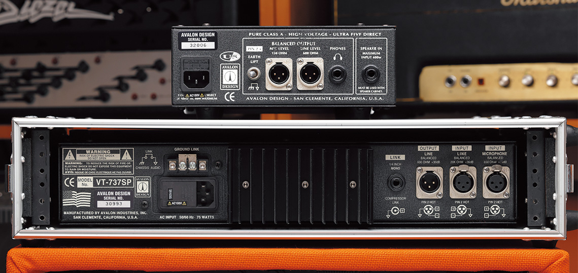 AVALON DESIGNのプリアンプU5 & 真空管チャンネルストリップVT-737SPを