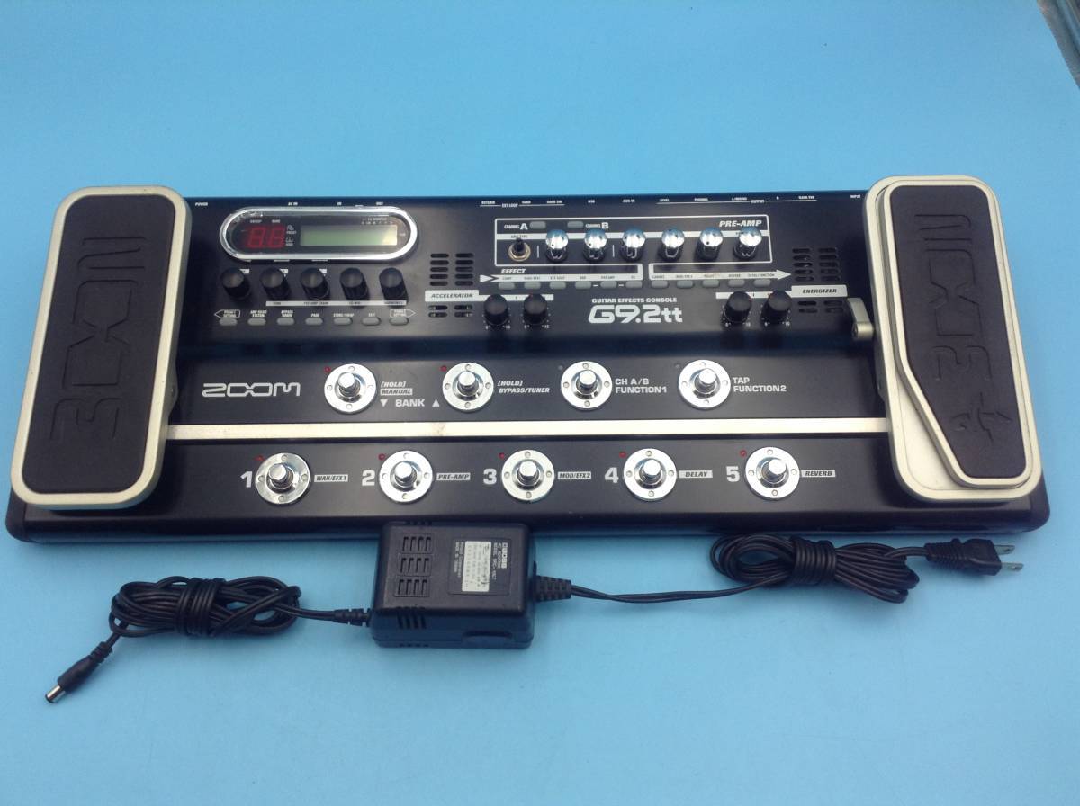 ZOOM G9.2TT Multi Effects Guitar Effect Pedal From Japan Tested