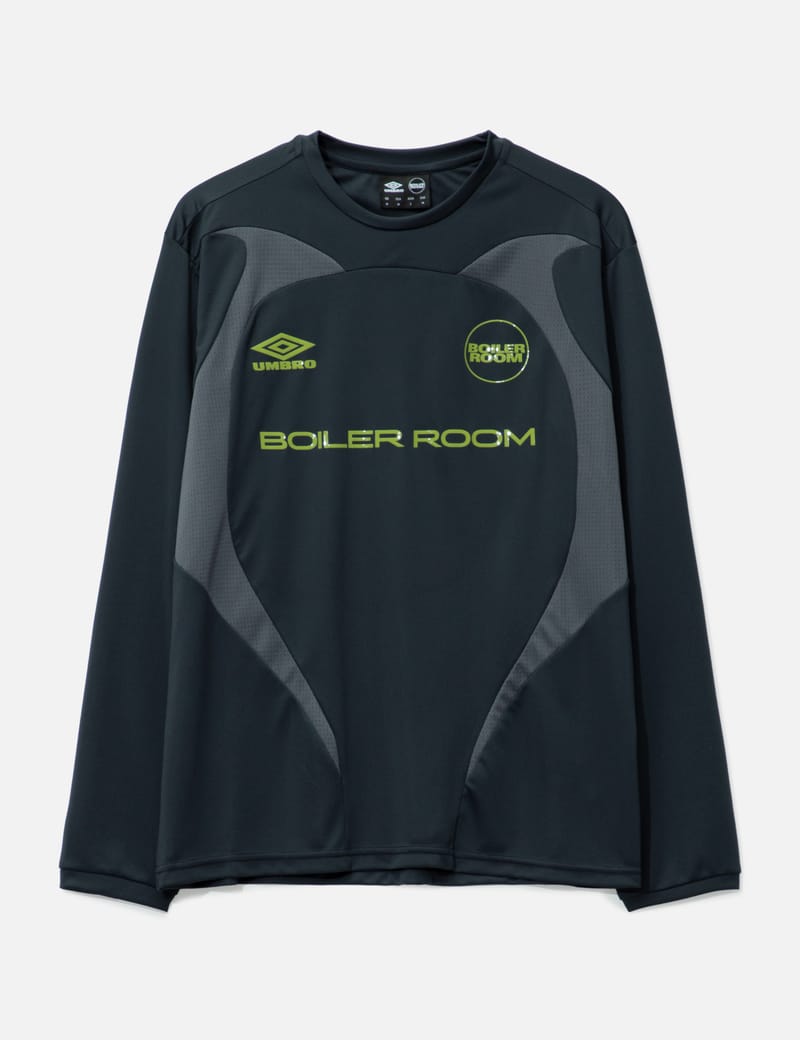 Boiler Room - BOILER ROOM X Umbro Long Sleeve Football T-Shirt | HBX