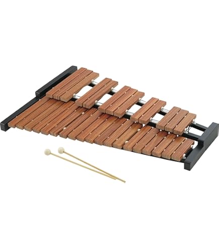 Amazon | スタンド付き 全音 卓上木琴 シロフォン ZX32BK（ZX-32BK