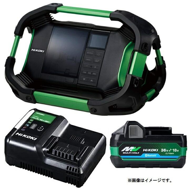 HiKOKI（ハイコーキ） コードレスラジオ UR18DSDL(NN)+バッテリ