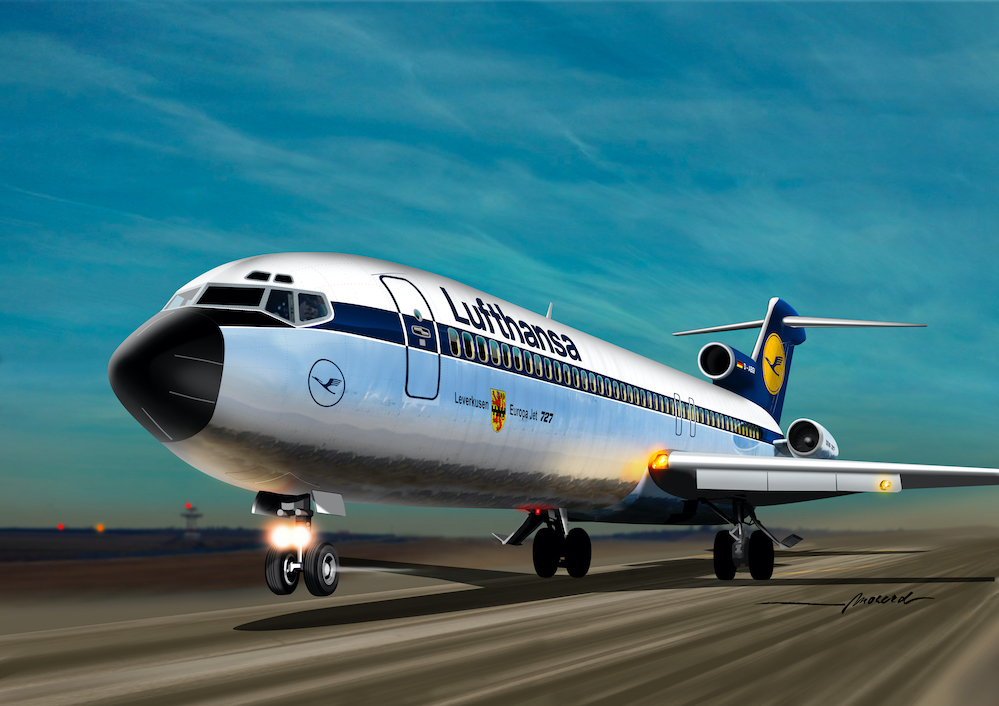Boeing 727-200 Lufthansa Mach2 -GP111LH