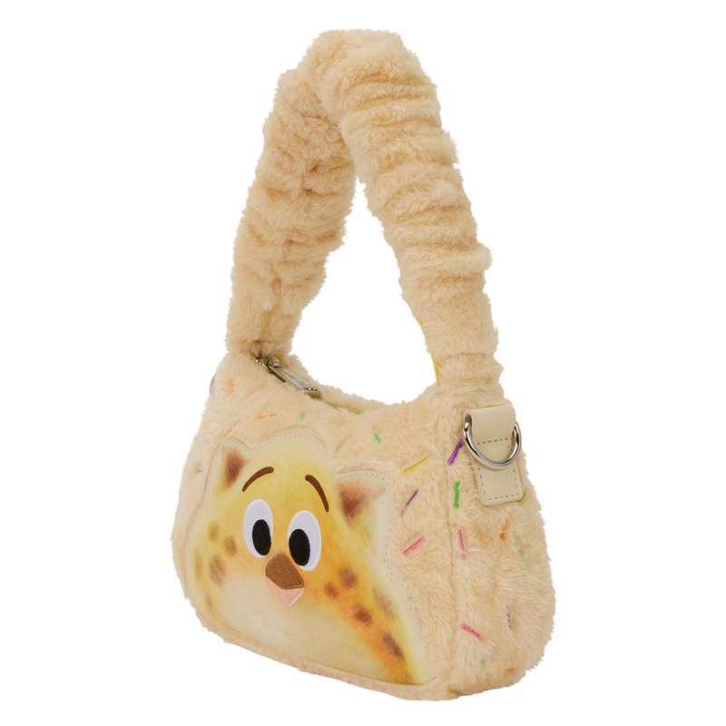Zootopia 2 Officer Clawhauser Cotton Candy Plush Cosplay Crossbody