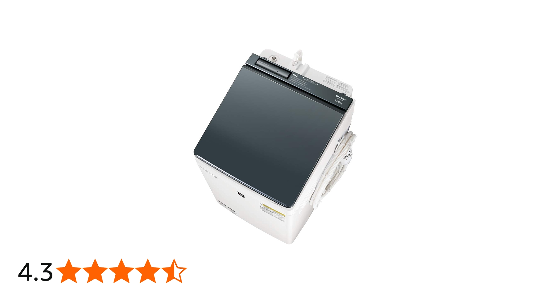 Amazon.co.jp: シャープ SHARP 洗濯機 洗濯乾燥機 ES-PW11E-S ガラス