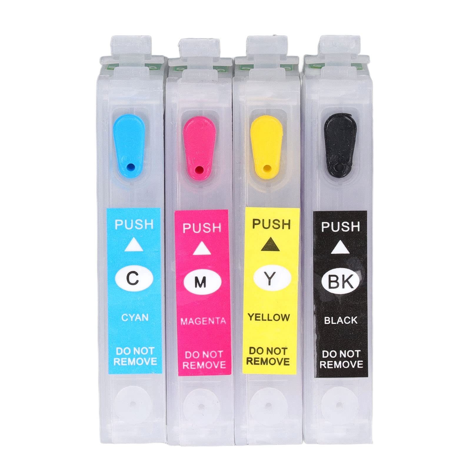 Amazon.co.jp: 4カラープリンターインクカートリッジ 4本セット インク
