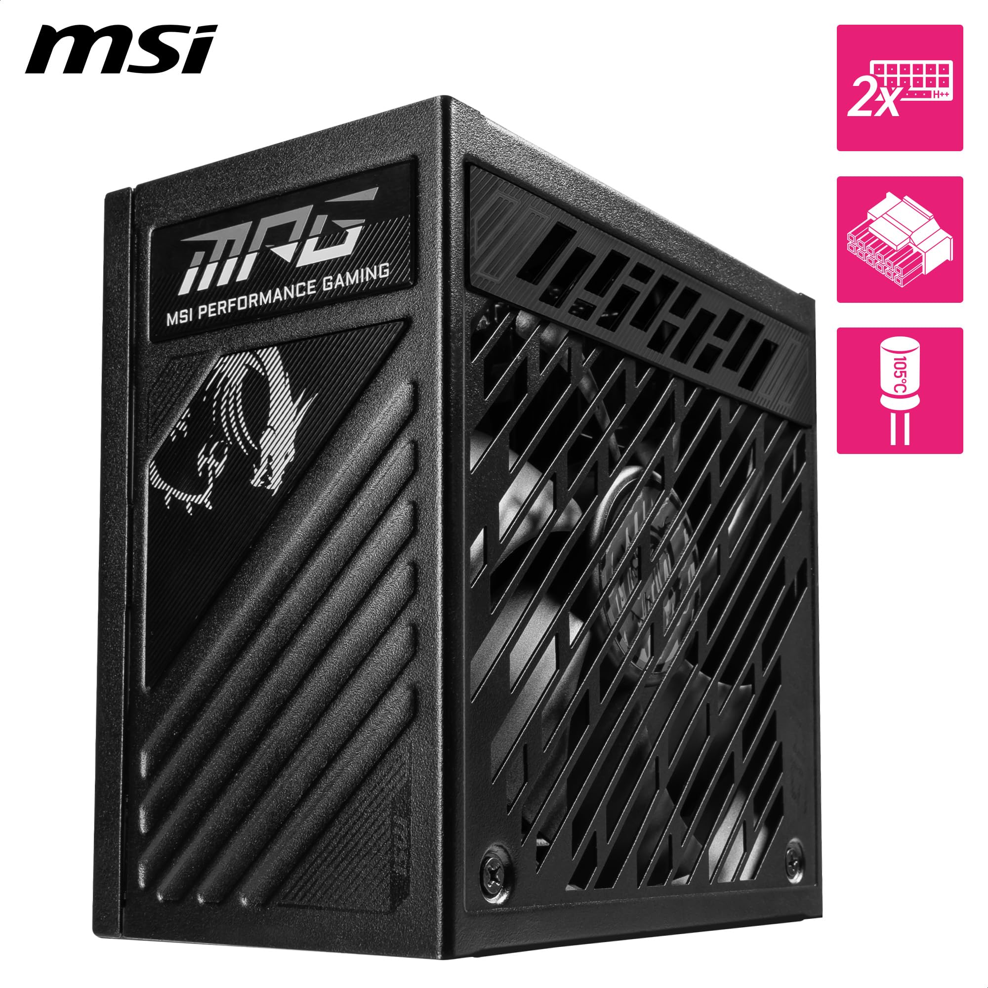 Amazon | MSI MPG A1250GS PCIE 5.1 ATX 3.1 ゲーム用電源 - フル