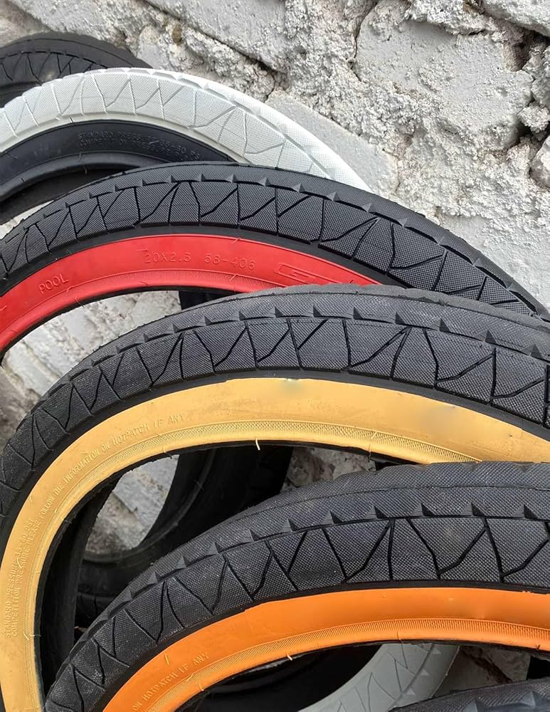 Amazon | 20 2.3 タイヤ 20x2.3 bmx カラータイヤ 20 2.30 自転車 20