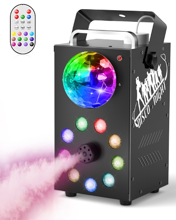 Amazon.co.jp: HOLDLAMP フォグマシン スモークマシン 6つのLED RGB