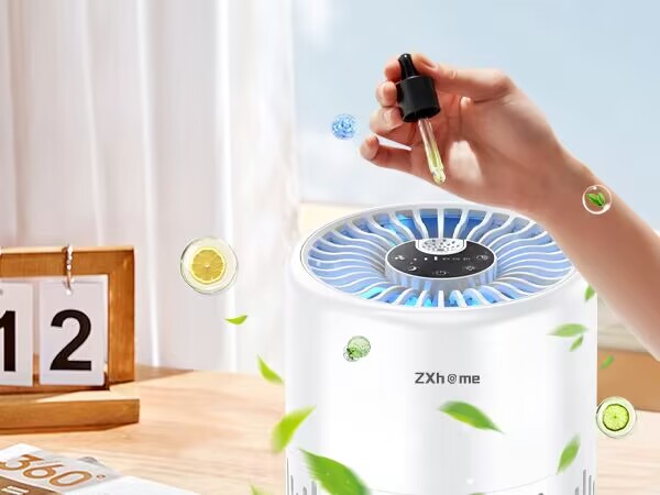 Amazon.co.jp: ZXhome 空気清浄機 「360°全方向吸収＆リモコン付属