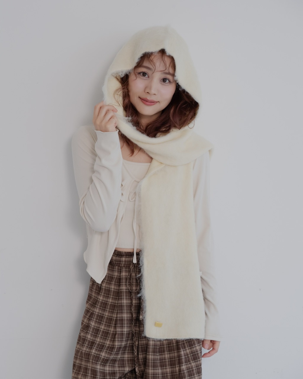 モヘアフードマフラー #3カラー | JUMELLE | JUMELLE