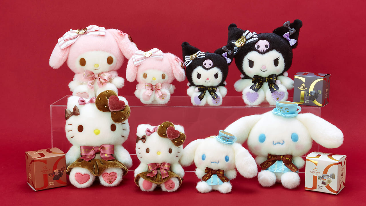 サンリオキャラクターズ GODIVAギフトセット」2024年1月11日より発売へ