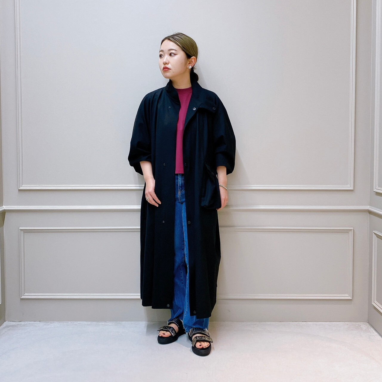 HYKE(ハイク)】* ≪Genderless≫P/R MILITARY COAT｜パリゴ尾道店