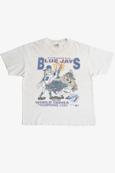 Vintage Distressed Looney Tunes 1993 Toronto Blue Jays World