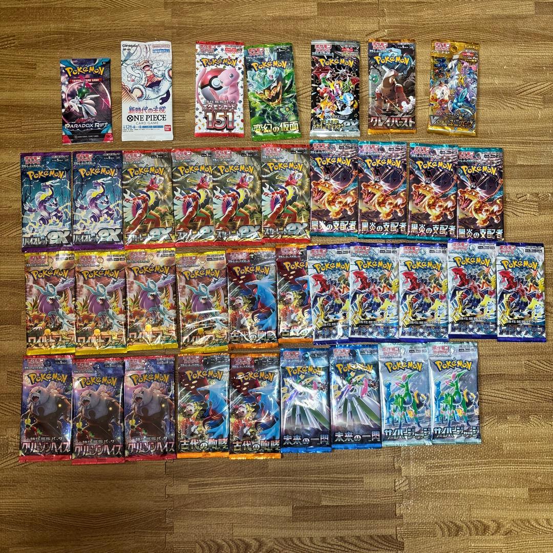 ポケモンカード・ワンピースカードゲーム 未開封パックまとめ売りセット 37パック ☆84 ポケモンカードゲーム DP エントリーパック 未開封BOX 1BOXの通販