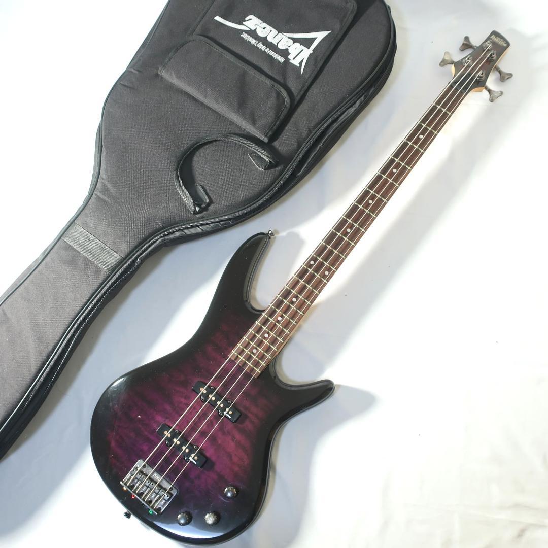 Ibanez Gio エレキベース パープル アイバニーズ製ケース付 Ibanez（アイバニーズ） GIO Ibanez ジオアイバニーズ エレキベース
