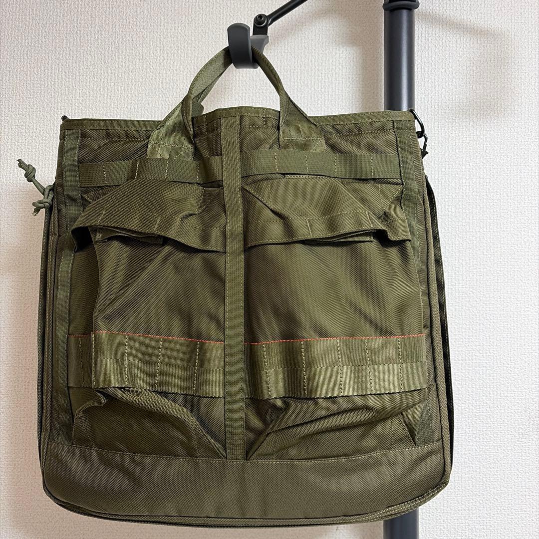 【極美品】ビームスプラス別注 BRIEFING COCKPIT BAG オリーブ コックピットバッグの話｜ビームス プラス 原宿｜BEAMS
