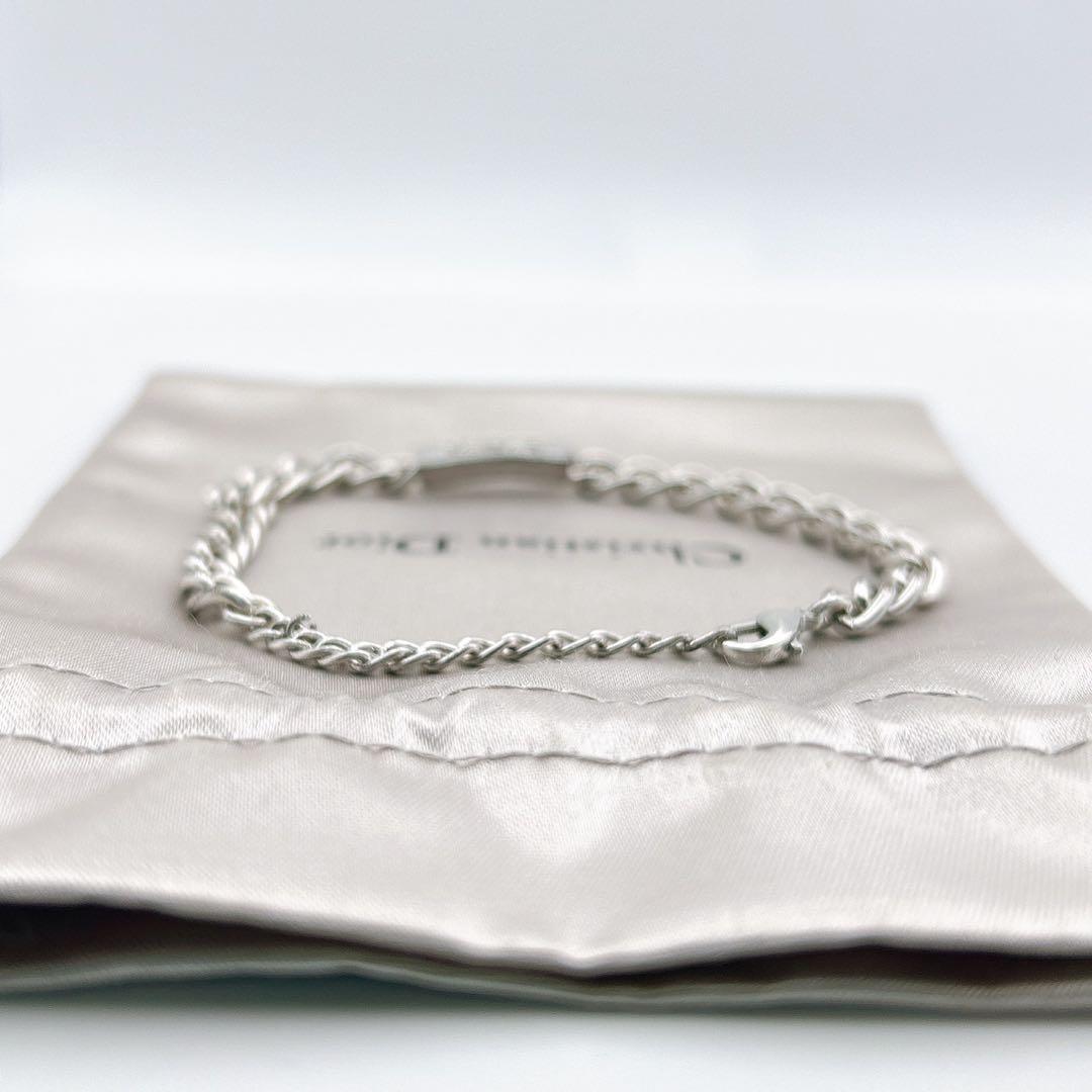 人気✨ Dior ブレスレット シルバー CD ロゴ 22cm 1915 - メルカリ