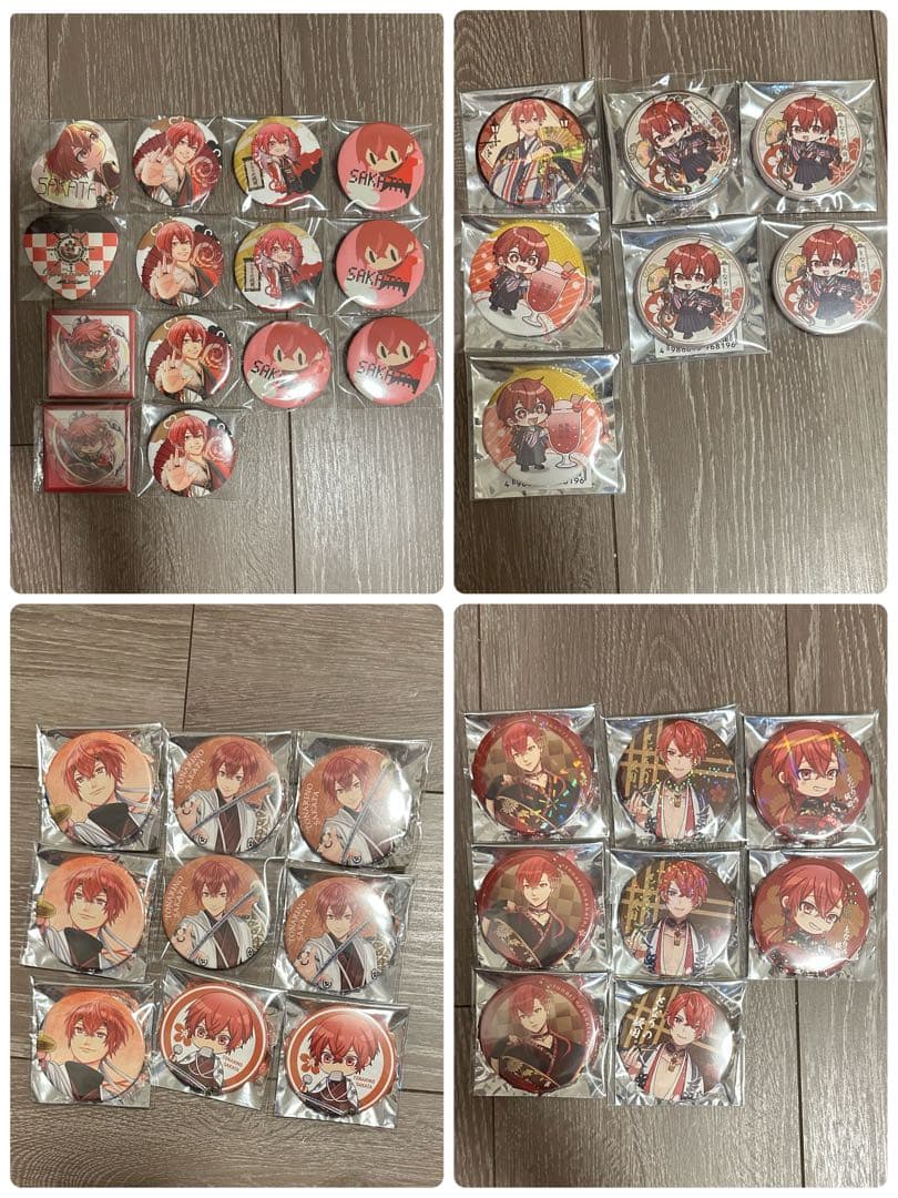 あほの坂田。となりの坂田。缶バッジ365個まとめ売り そまうさ ふゆやすみ あほの坂田 となりの坂田 缶バッジ まとめ売り