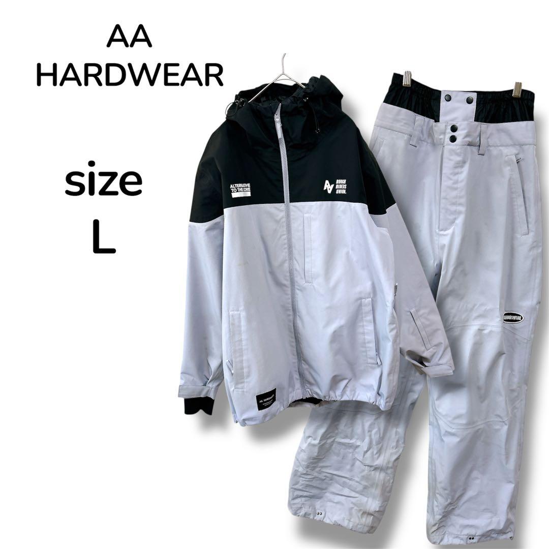 ダブルエーハードウェア スノーボードウェア レディース L 上下セット パープル ダブルエーハードウェア スノーボードウェア レディース L 上下セット