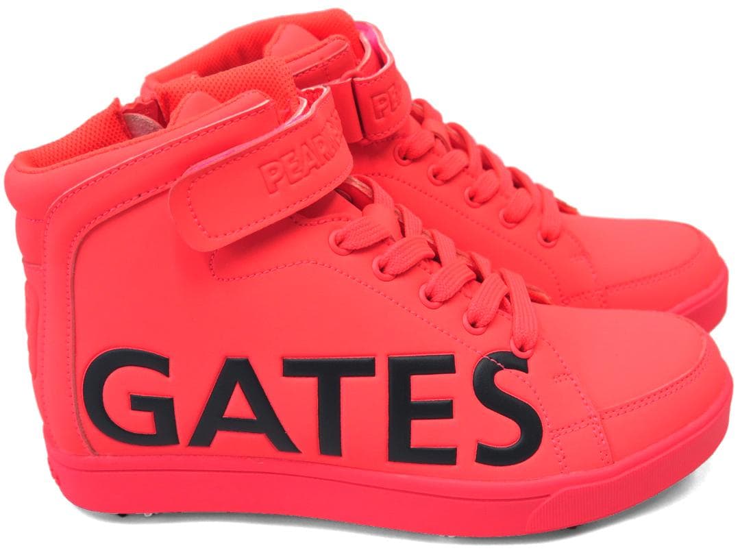 展示品●パーリーゲイツ●サイドロゴ　ミドルカット　スパイクシューズ　23.0cm