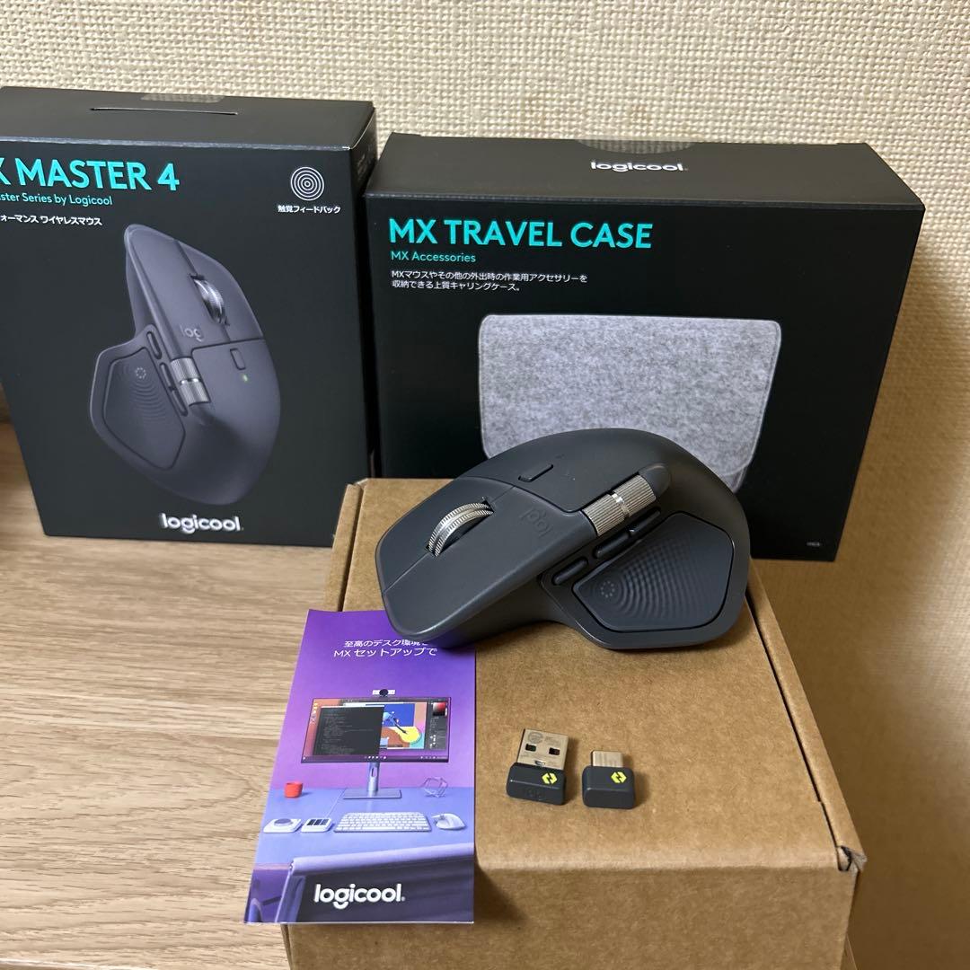 logicool MX MASTER 4 本体 + ケース＋ USB-Aドングル Amazon.com: Case Compatible with Logitech MX Master 4 / MX Master