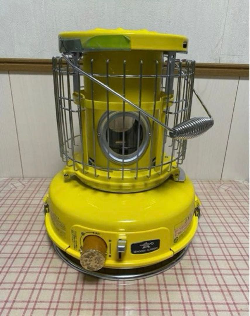 ⚫︎注意⚫︎センゴク　アラジン　ポータブルガスストーブ　カセットストーブ　イエロー センゴクアラジン ポータブルガスストーブ イエロー Aladdin SAG