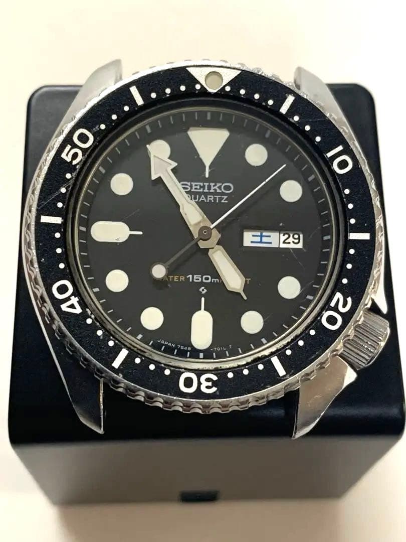 SEIKO 7548-7000 ダイバーウォッチ セイコー クオーツ ダイバー 150m 7548-7000 1981年 セイコー初の