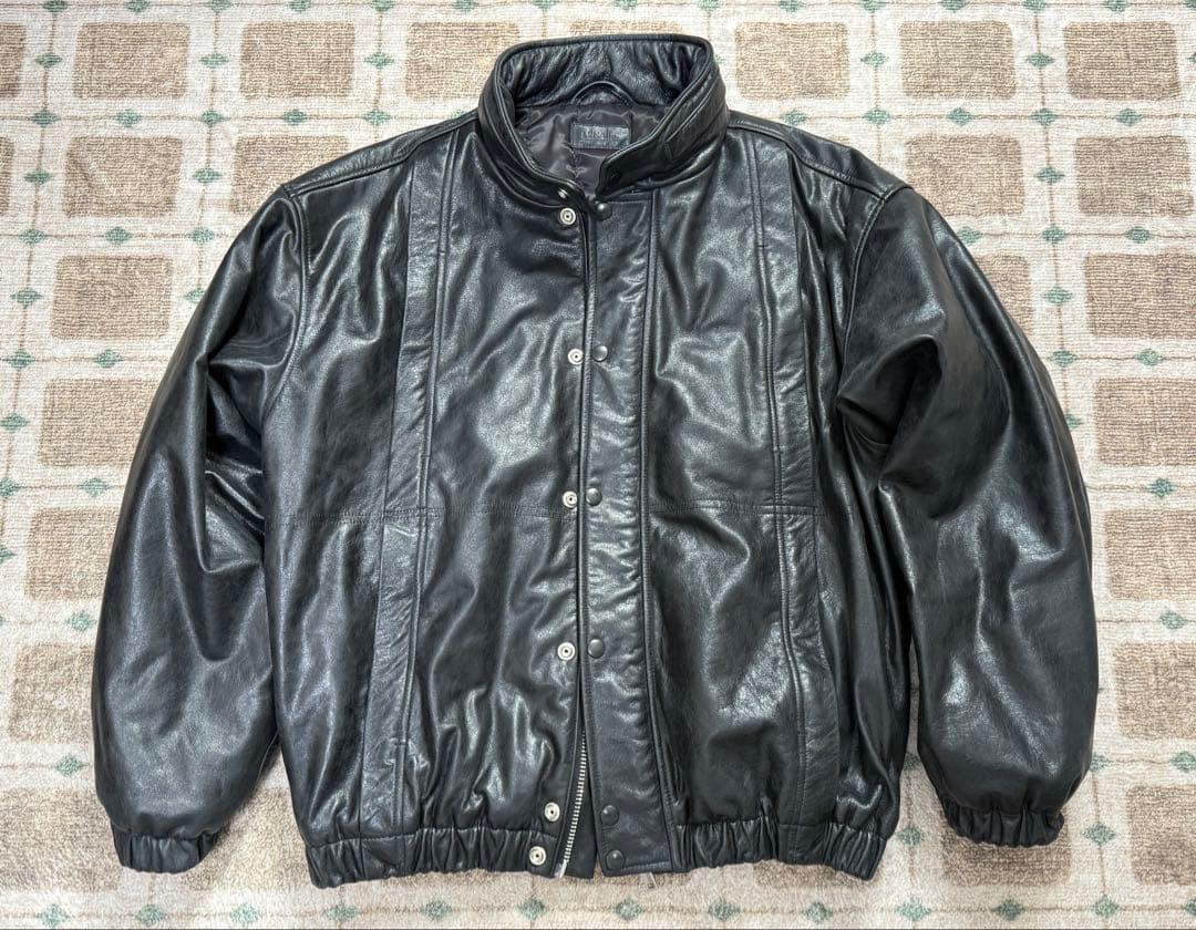ジャケット・アウター Lemaire blouson leather jacket 22FW ブルゾン LEATHER BLOUSON WITH SHEARLING