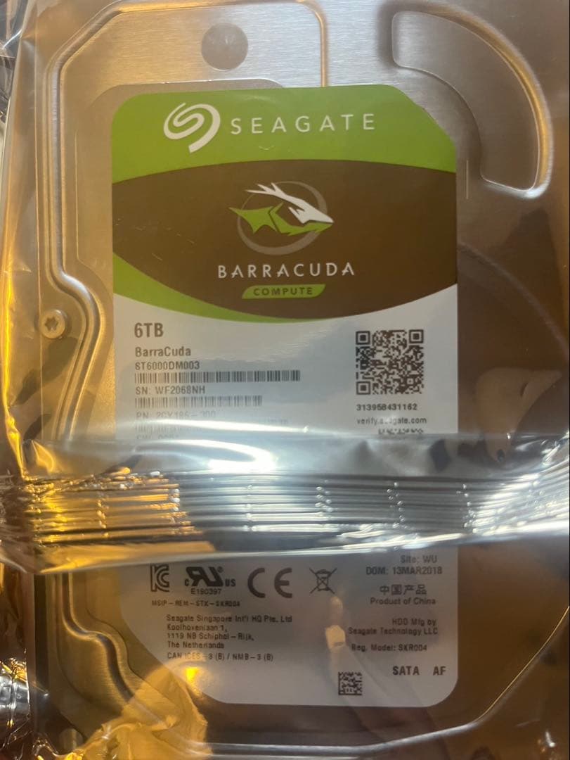 Seagate BarraCuda 6TB（型番：ST6000DM003） SEAGATE ST6000DM003 [6TB SATA600 5400] 価格比較 - 価格.com